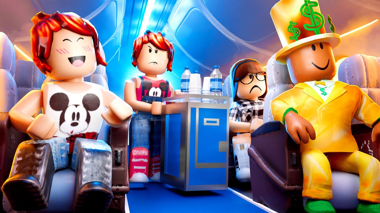 COMPREI UM AVIÃO NO ROBLOX! (Cabin Crew)