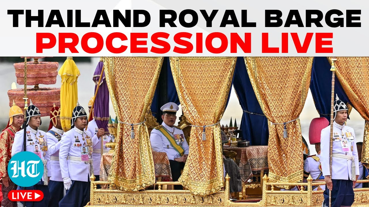 LIVE | King Maha Vajiralongkorn Leads Royal Barge Procession | Thai Royal Tradition | Thai Monarchy