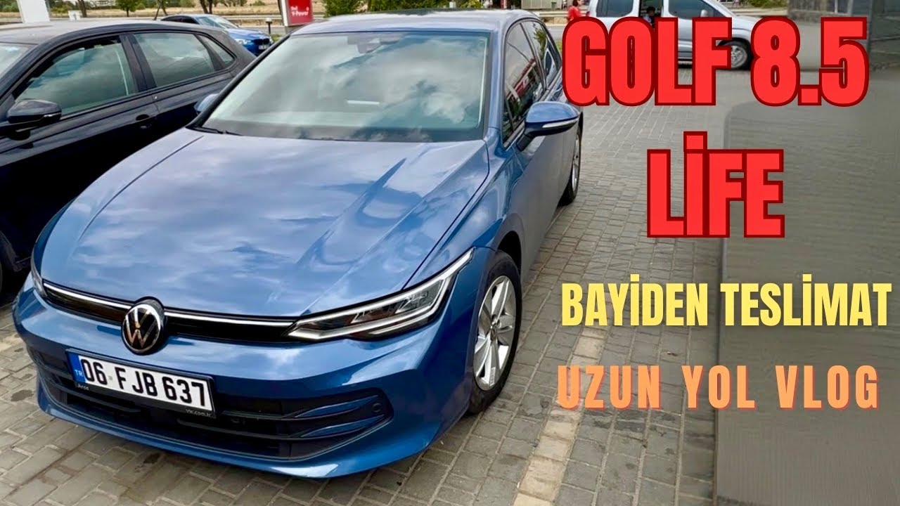 Yeni Golf 8.5 Life, Bayiden Teslimat Ve Uzun Yol Vlog, Bursa-Ankara, &Ouml;zel Renk Anemon Mavisi!