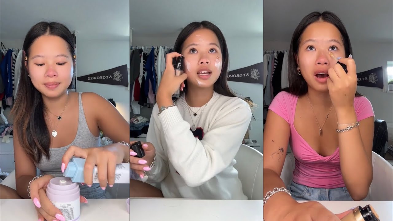 Katie Fangg GRWM - TikTok compilation