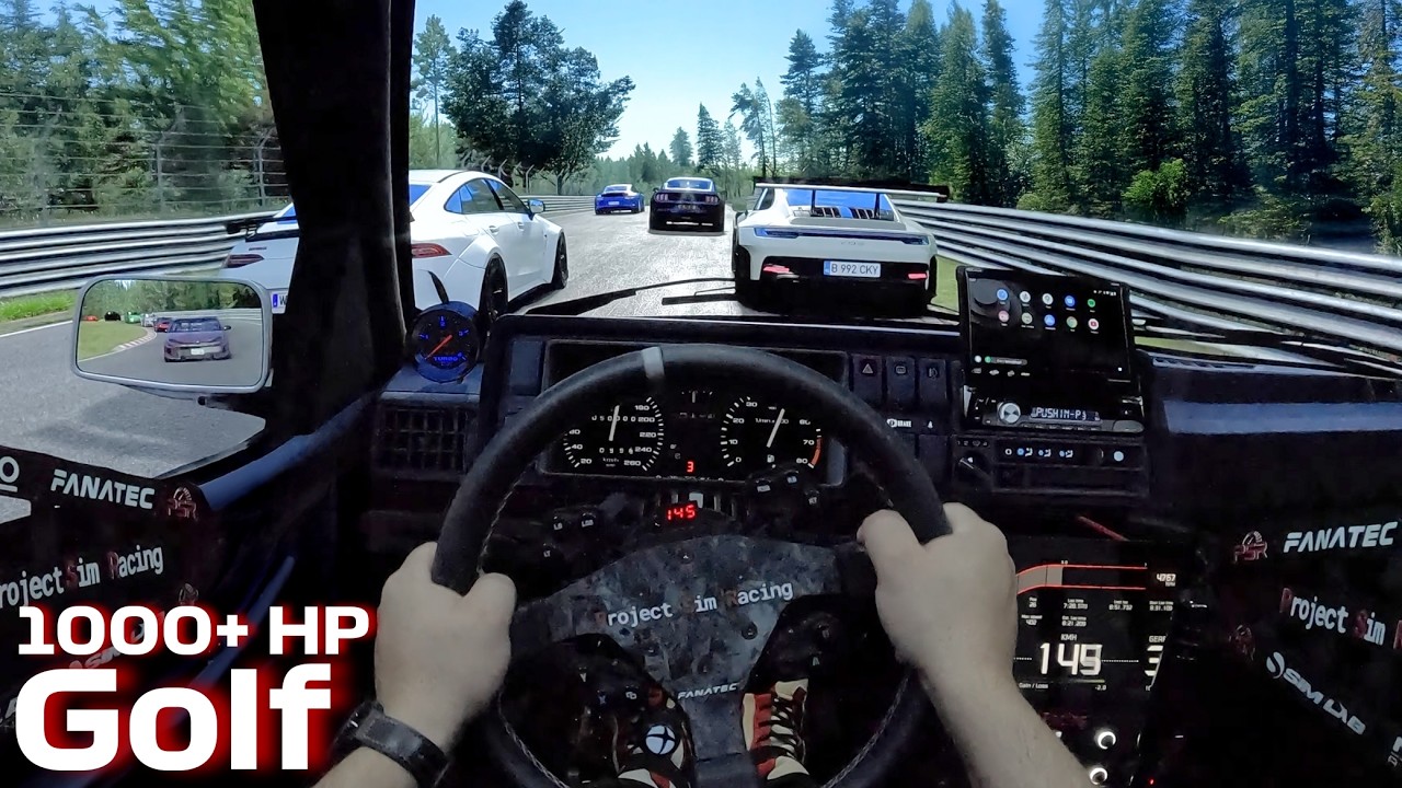INSANE 1000HP Golf Mk2 Full Send at the Nürburgring!