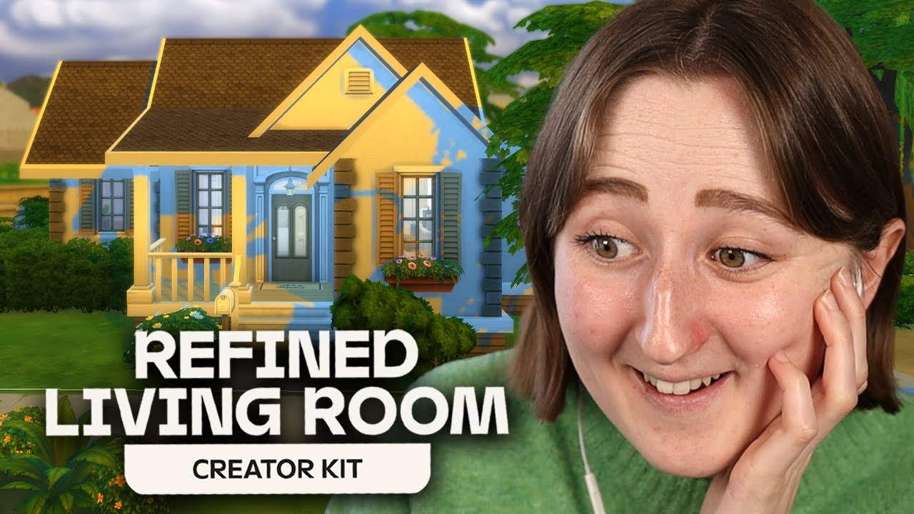 i tried building a *starter home* with ONLY the refined living room kit!