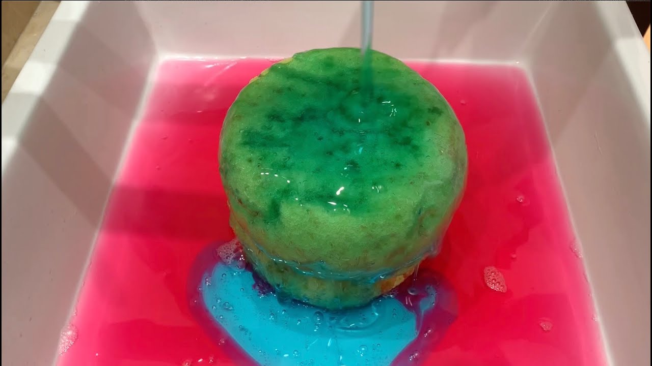 💜✨💜 Grapefruit Fabuloso + Laundry Detergent 💜✨💜 - sponge ASMR