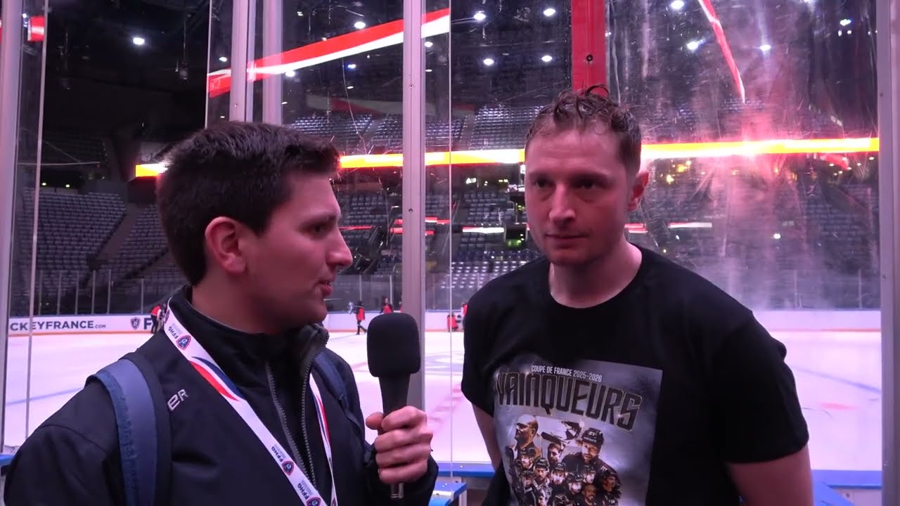FRA - ICE HOCKEY ITW #18 Anthony Rech Attaquant Dragons de Rouen Finale Coupe de France 2026-02-01)