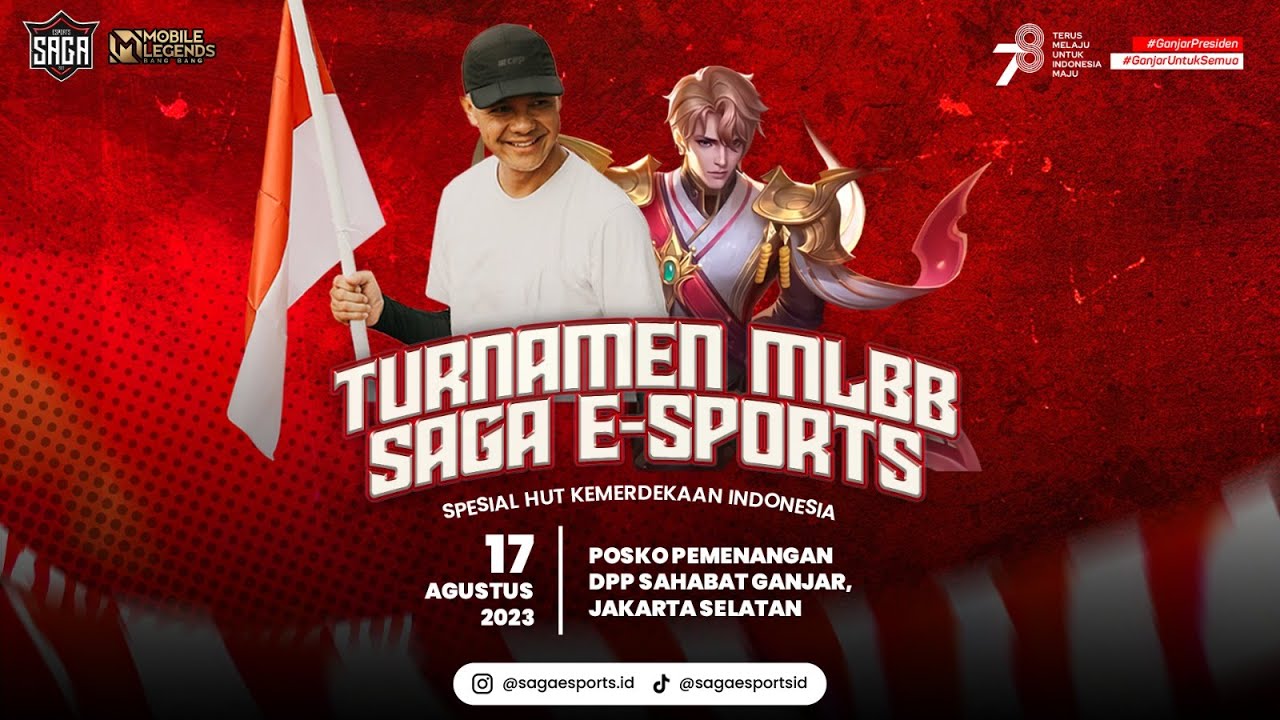 TOURNAMENT MOBILE LEGENDS SAGA ESPORTS - KAMIS 17 AGUSTUS 2023