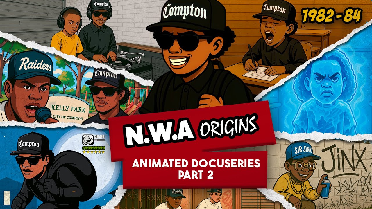 N.W.A - The Animated Docuseries Pt. 2 (Sir Jinx, Eazy-E's Cousin, Wreckin' Cru)