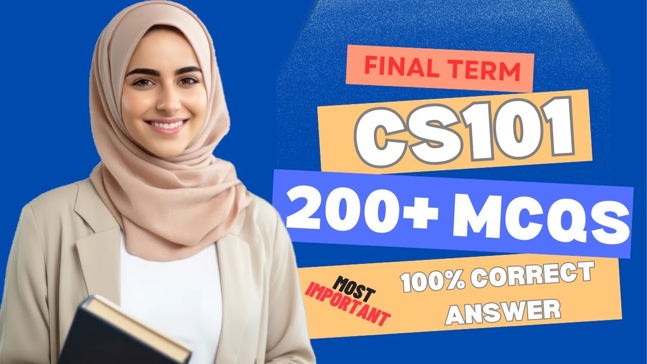 CS101 MCQs Final Term