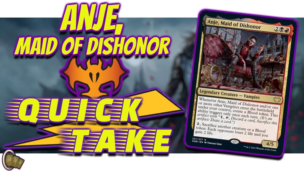 Анже, Дева Бесчестия: Краткий обзор EDH || Команда Commander || Magic The Gathering