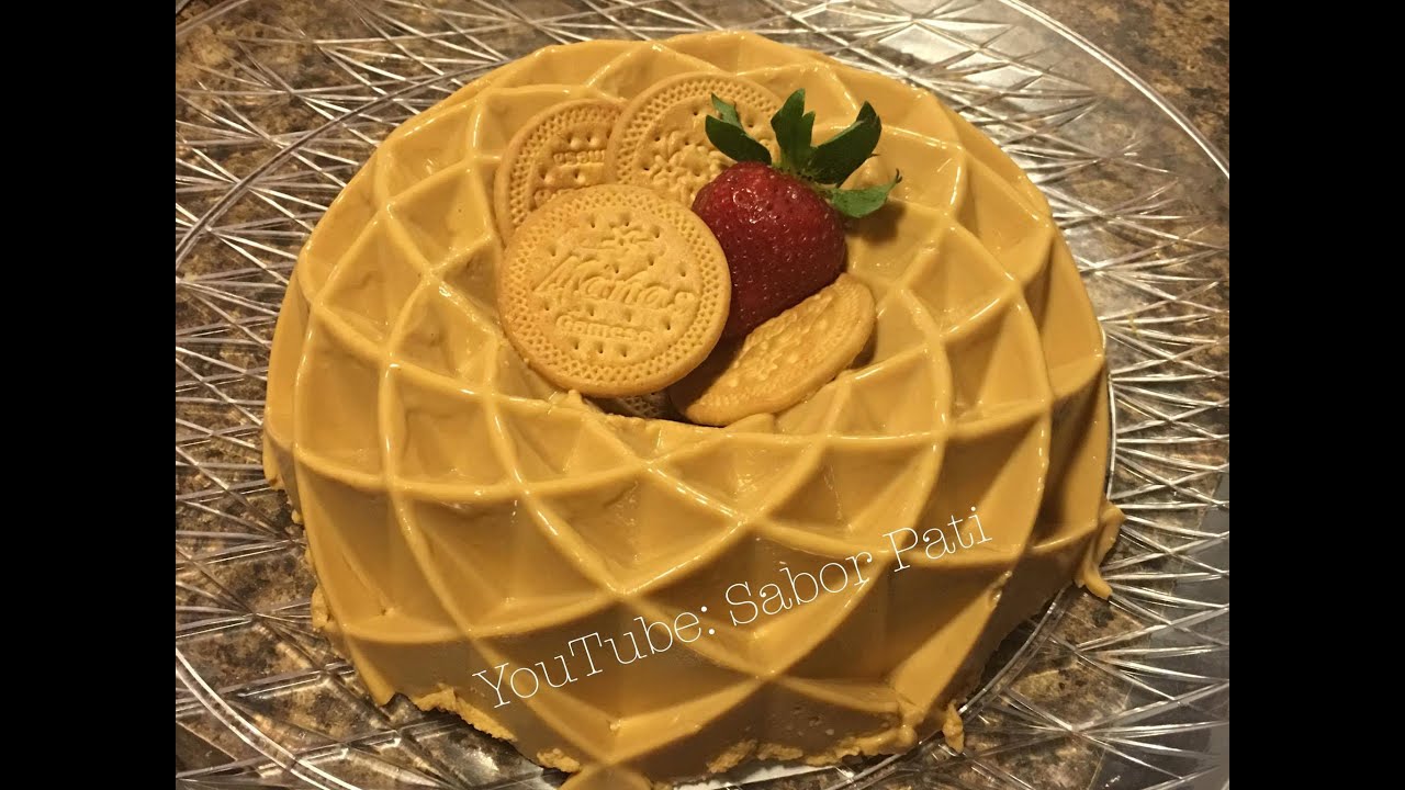 GELATINA GALLETAS MARIAS CON CAJETA