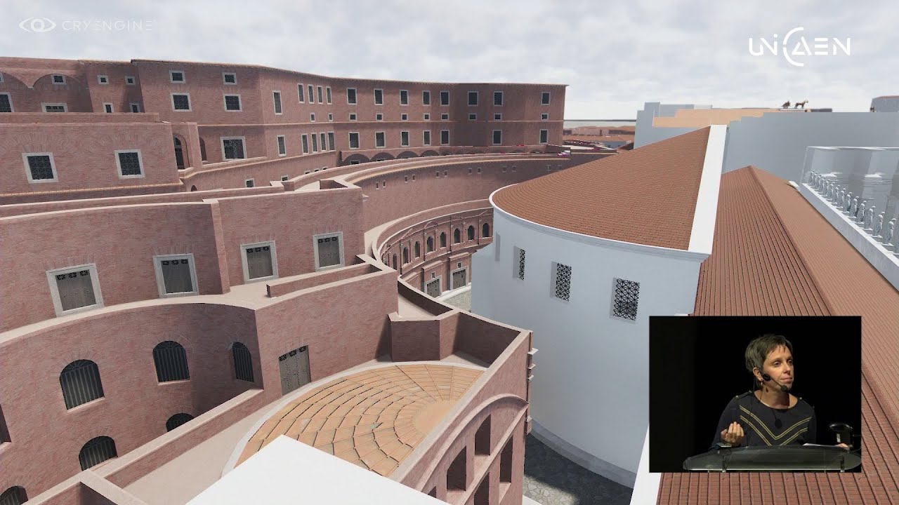 Les marchés de Trajan [3D] - Les Nocturnes du Plan de Rome - 07 oct. 2020