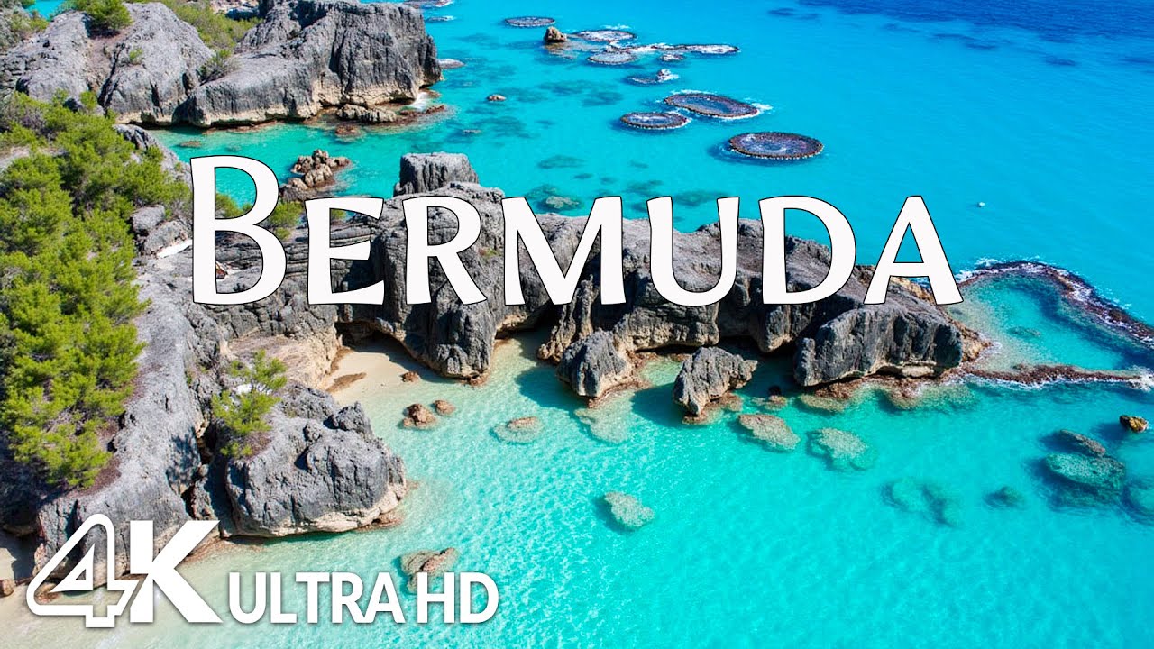Bermuda 4K – Turquoise Coves, Pink Sands & Breathtaking Atlantic coastlines with Relaxing Music
