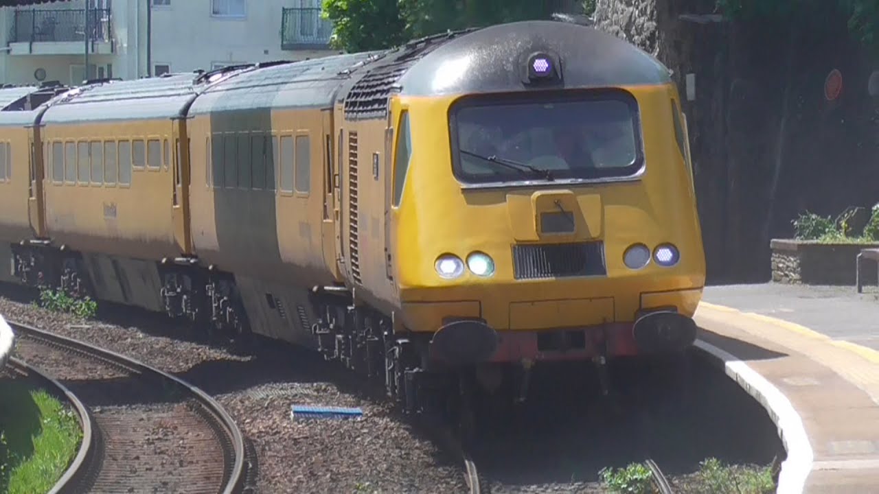 Trains at Saltash : 2nd May 2025 including New Measurement Train