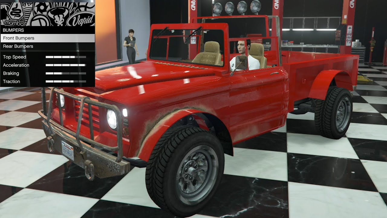 GTA 5 — кастомизация оригинального автомобиля — Canis Bodhi (Kaiser Jeep)
