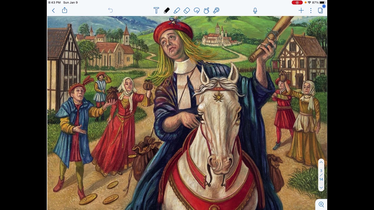 The Pardoner’s Tale by Chaucer. Full Reading. Audio. Instructor Commentary.