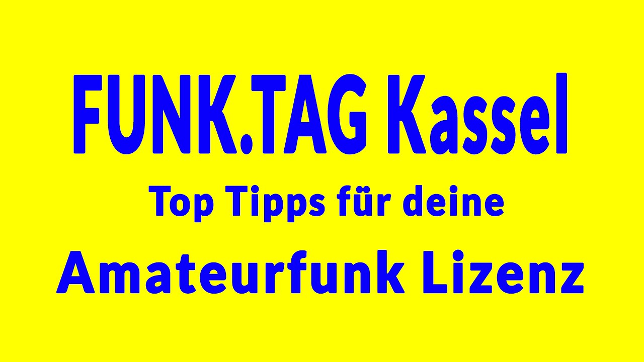 Rekordbesuch auf dem FUNK TAG in Kassel und Top Tipps für deine Amateurfunk Lizenz