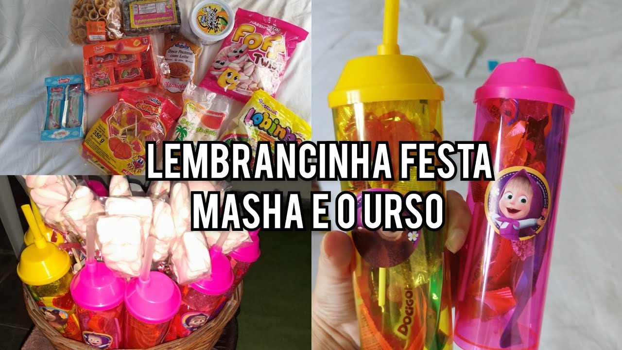 LEMBRANCINHA MASHA E O URSO | FESTA MASHA E O URSO