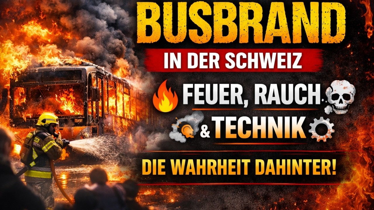 Die Wissenschaft hinter dem Schweizer Busbrand: Wie Feuer, Rauch und Technik zur Katastrophe führten
