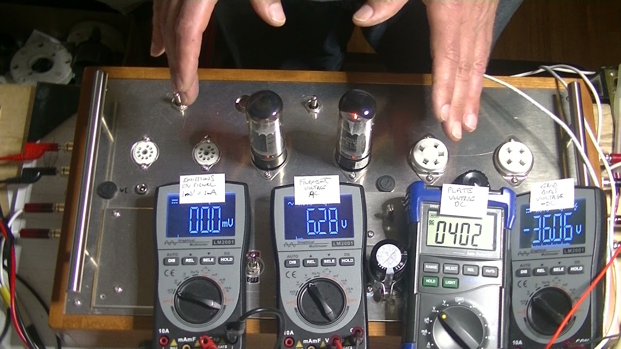 Tube Lab #50 Mullard xf2 и тестер ламп Power
