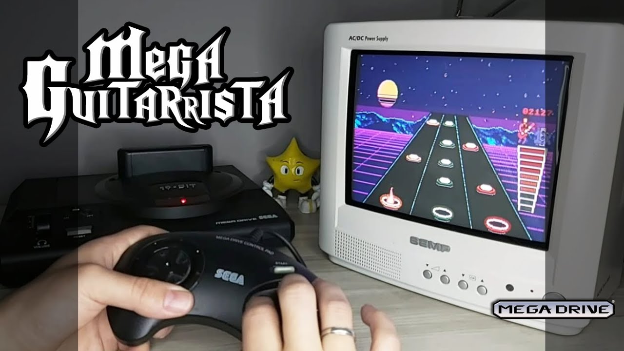 Mega Guitarrista - Gameplay Mega Drive 2017