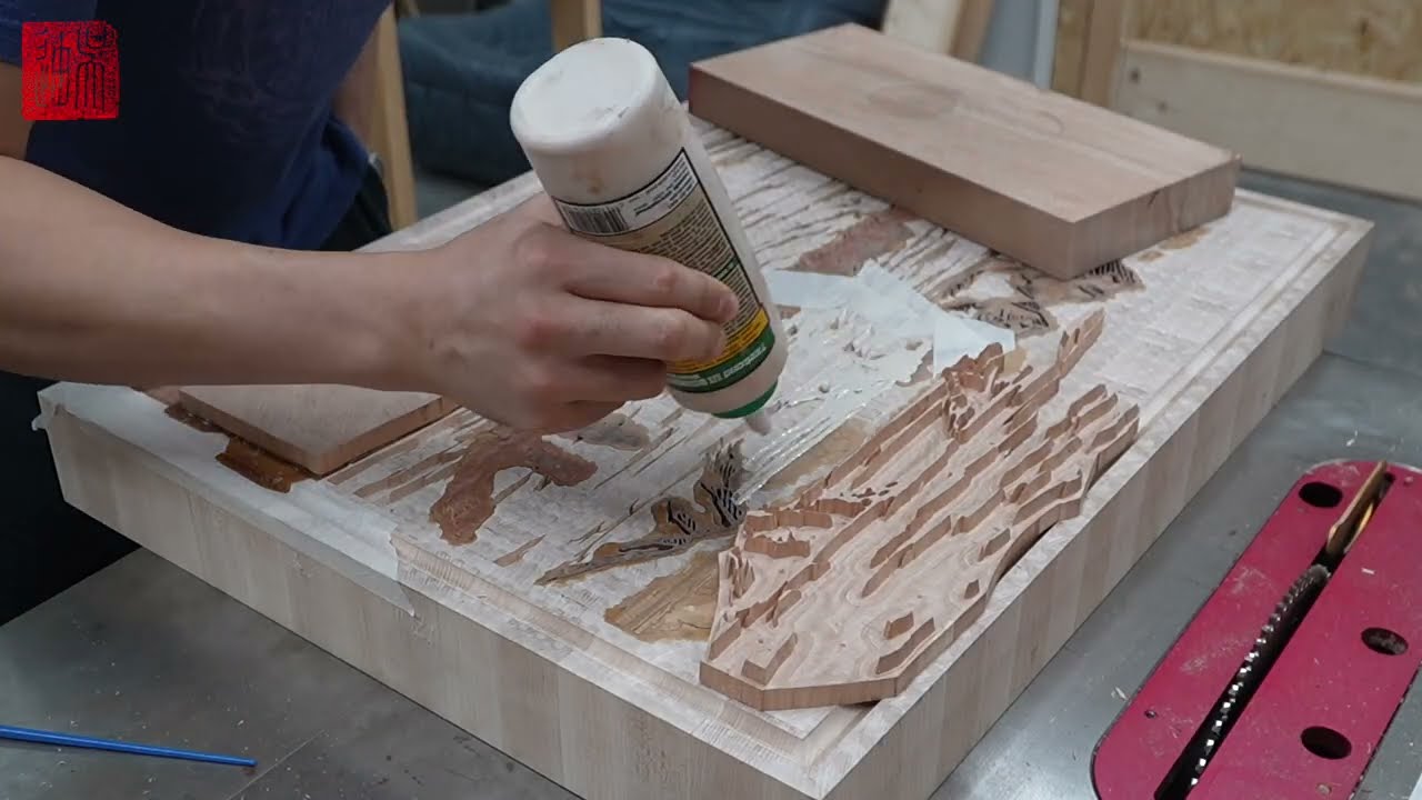 Dragon Boat | CNC Inlay Cutting Board | Woody Woody