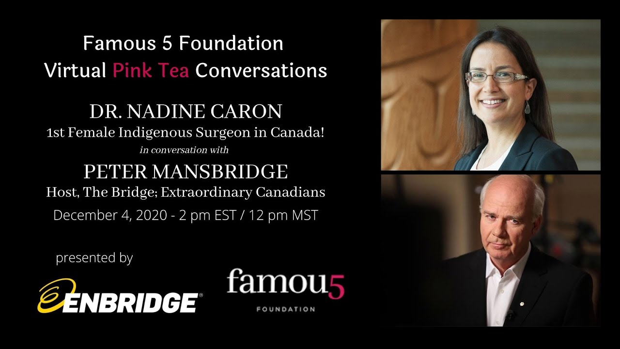 F5F VPTC Dec 4 2020 Dr Nadine Caron & Peter Mansbridge