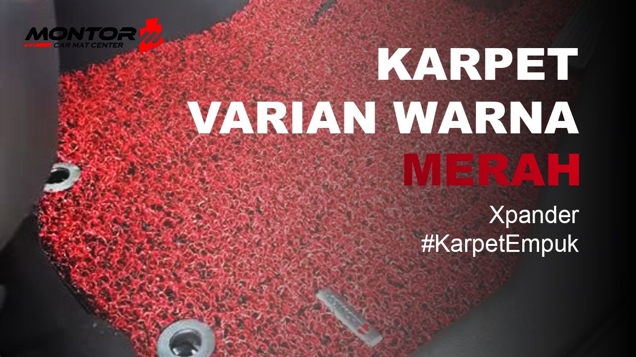 COMFORT -  Karpet Mobil Xpander Seri Deluxe Red Black