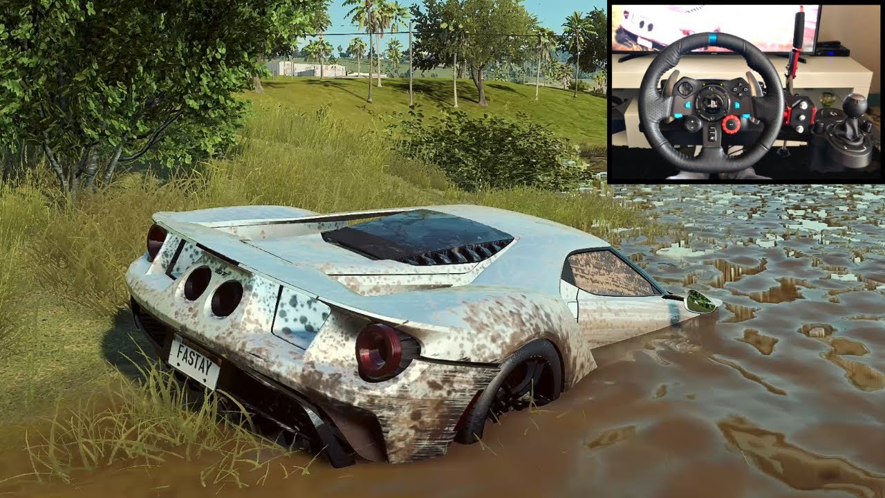 NFS HEAT Rebuilding a Ford GT - LOGITECH G29 gameplay