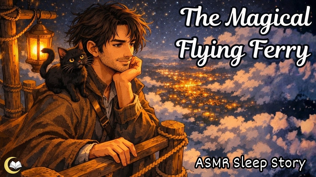 Fall Asleep to a Drifting Ferry in the Sky | ASMR Bedtime Story for Deep Sleep🌙