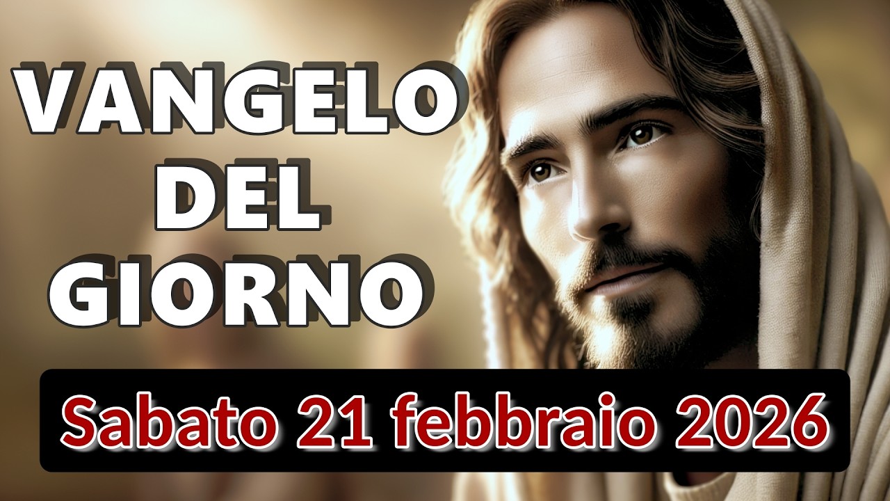 VANGELO DEL GIORNO SABATO 21 FEBBRAIO 2026 ❤️ “Seguimi”: la parola che rovescia una vita
