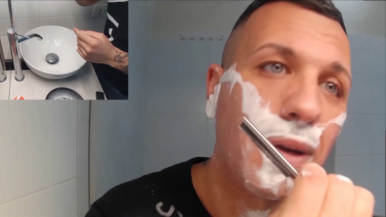 rasatura tradizionale , soap canadese HSSC vegetale barbershop , boker mano libera , floid .
