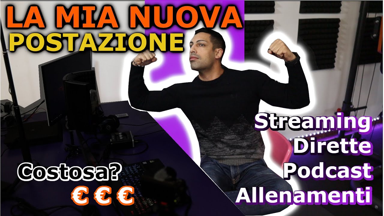 La mia nuova postazione da streaming -  ALE MORNATA