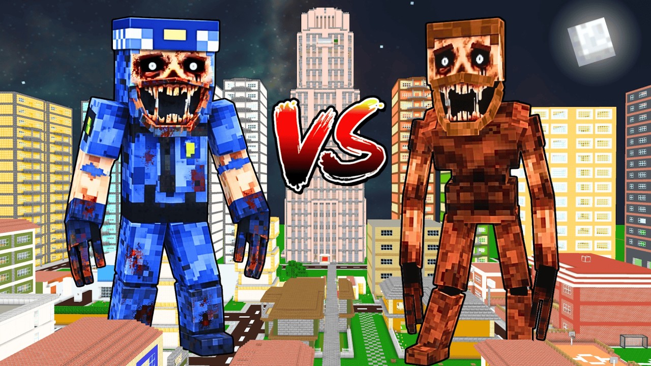 CANAVAR FAKİR VS CANAVAR KEREM KOMİSER! 😱 - Minecraft