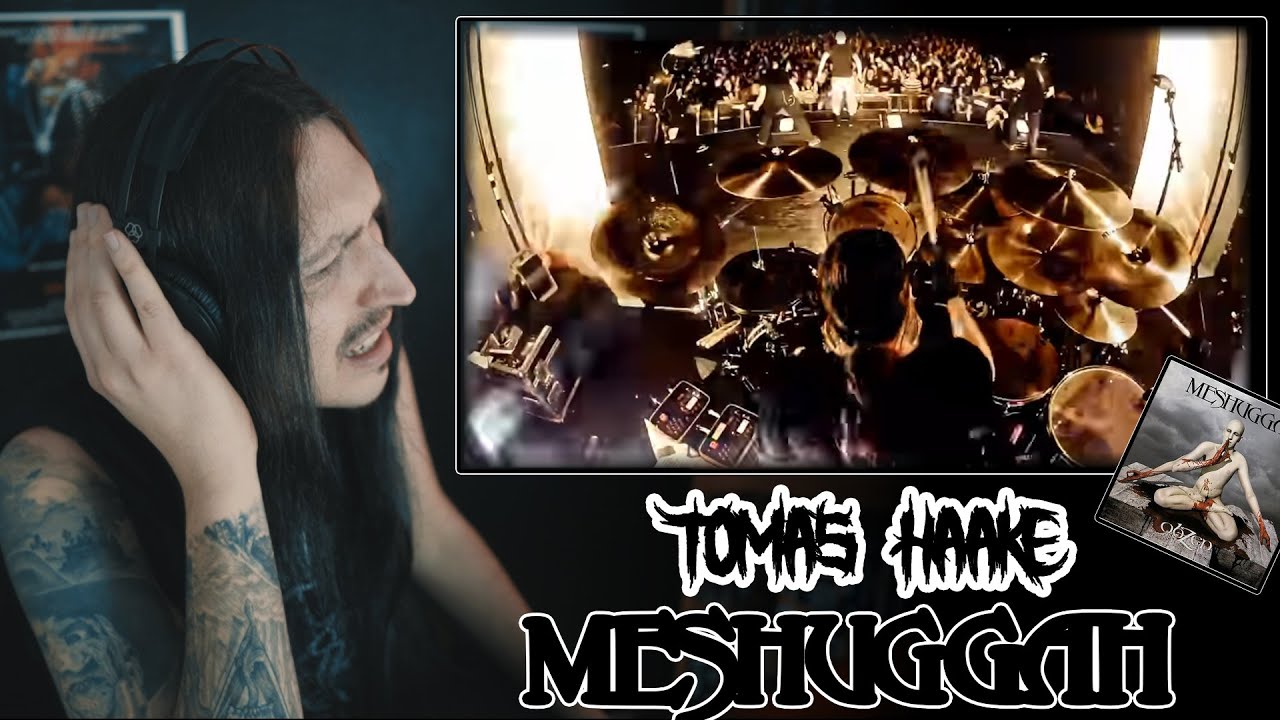 Black Metal Drummer Reacts : | TOMAS HAAKE | Meshuggah - Bleed