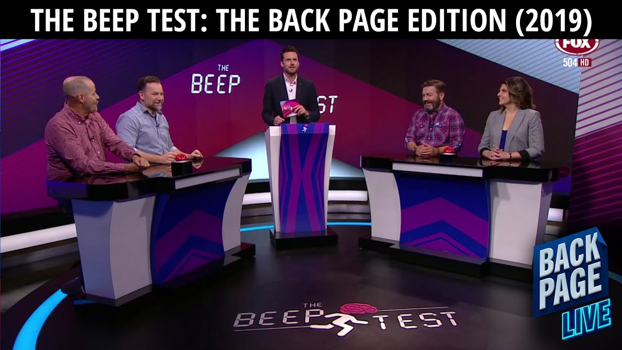 The Beep Test: Back Page Edition (2019)