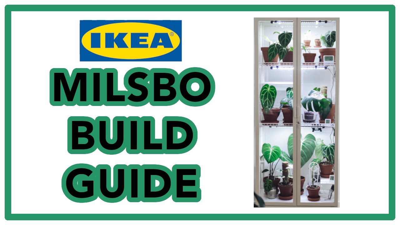 Как собрать теплицу из шкафа Ikea Milsbo (7 мин)