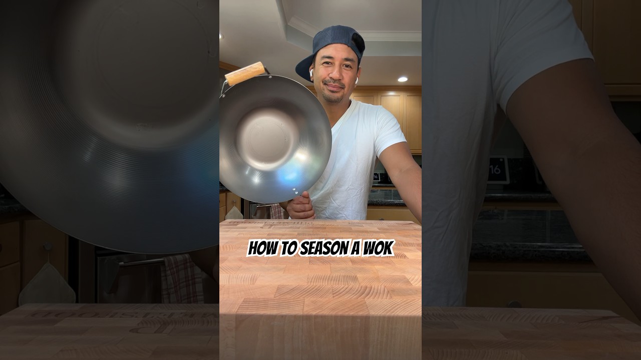 How to season a wok. #Season #Wok #Cooking #Tips #PhilMeetsFood