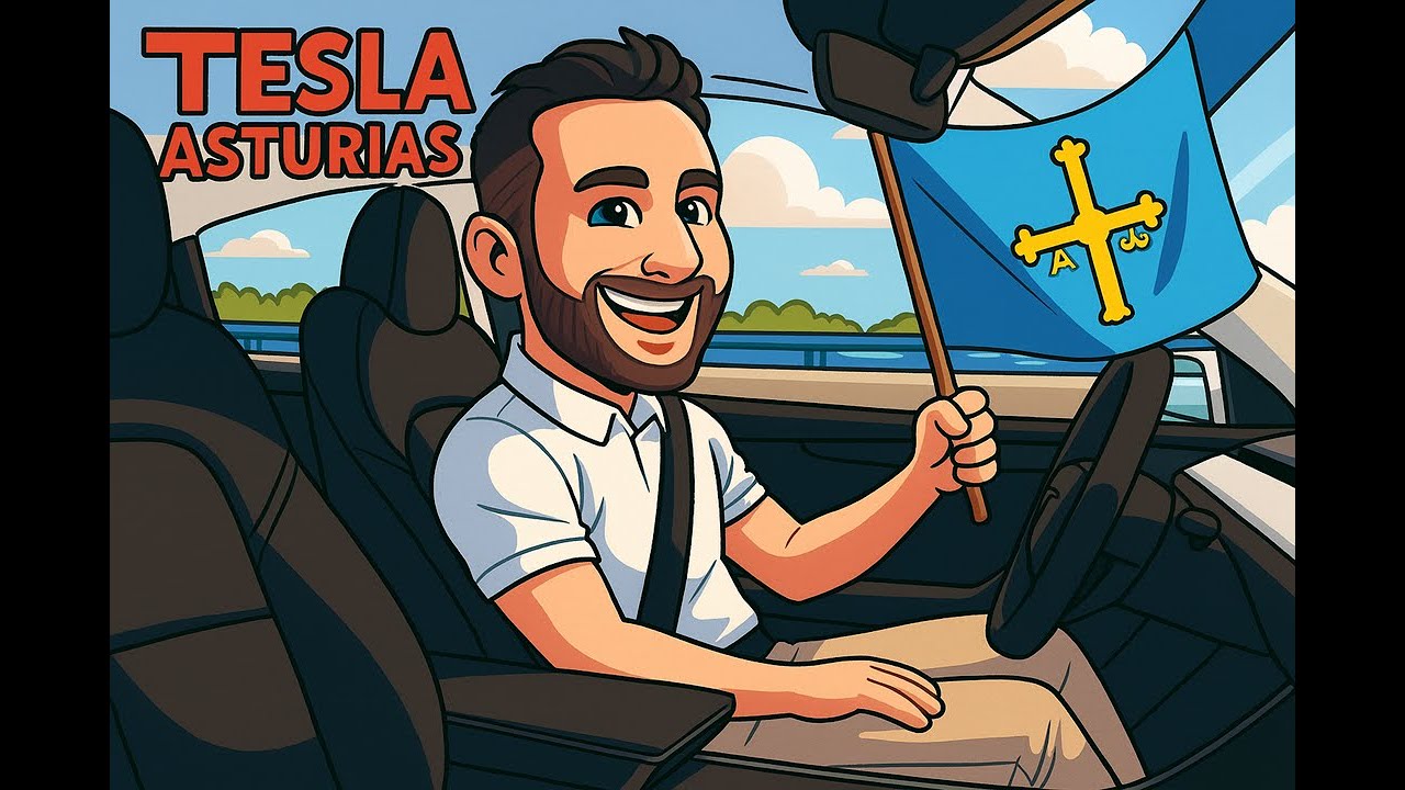 🚘​Soria​ ➡️ Asturias 550 KM 🛣️​ Tesla Model Y Juniper Standard Range