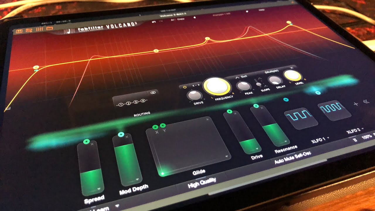 Volcano 3 - Vintage Filter Plug-In by FabFilter - Super Creative Filtering - iPad Demo
