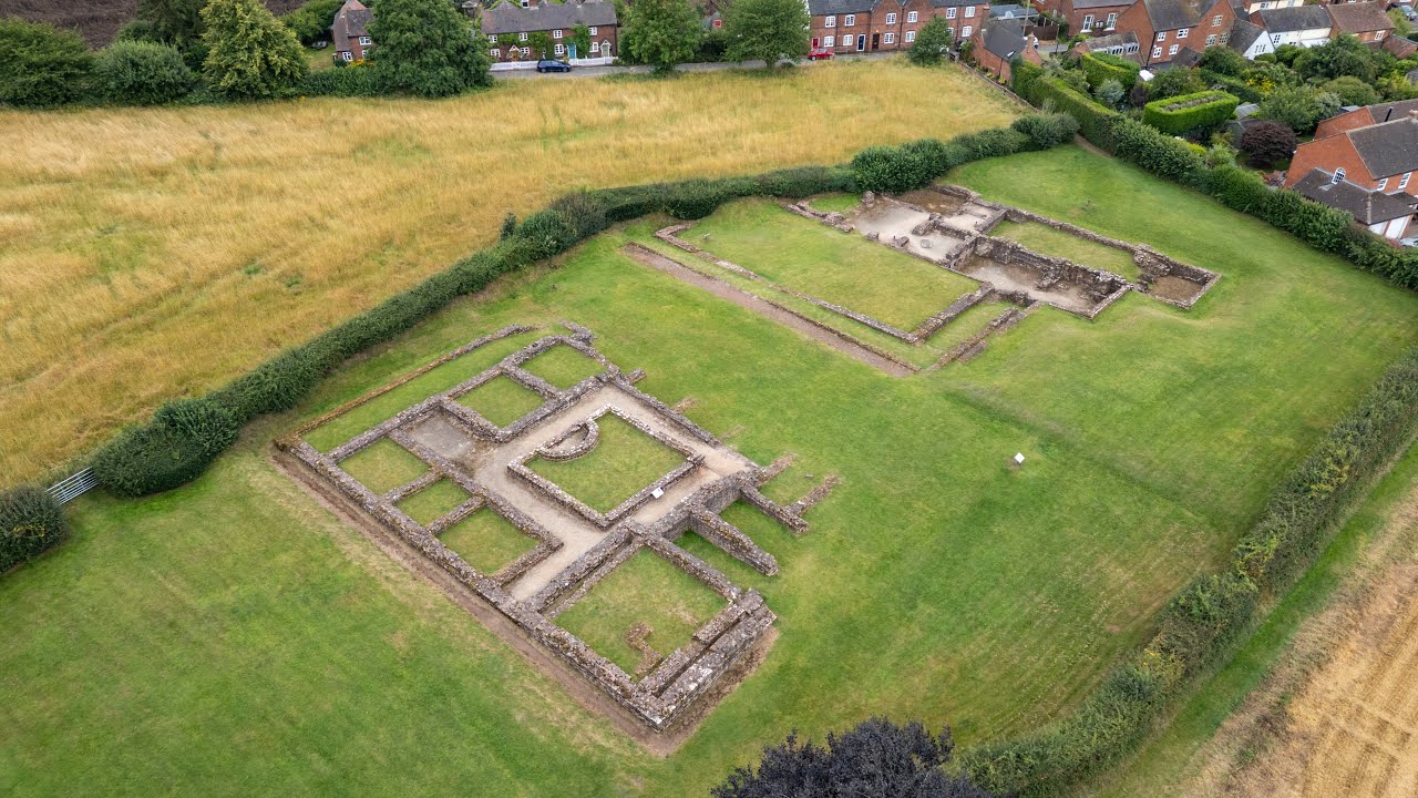 Letocetum: The Roman town at Wall in Staffordshire, UK.