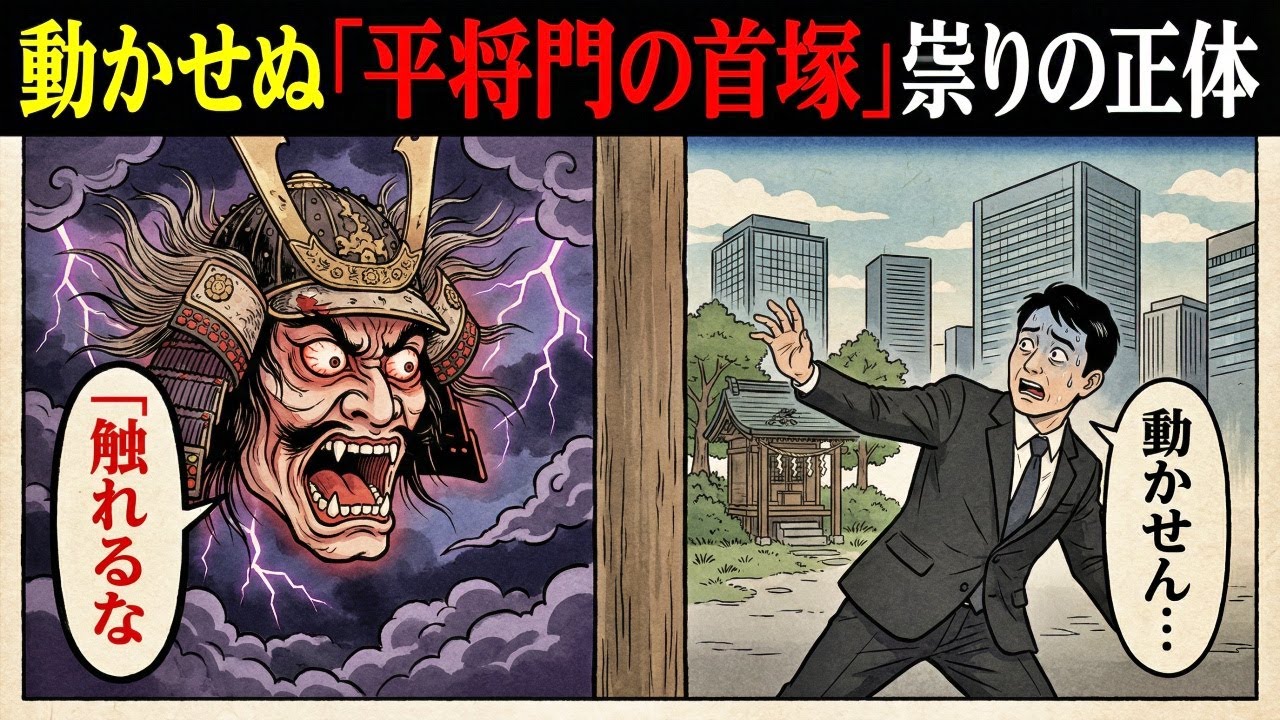 【絶対タブー】動かせば必ず祟られる。「平将門の首塚」が現代東京のど真ん中に残り続ける理由