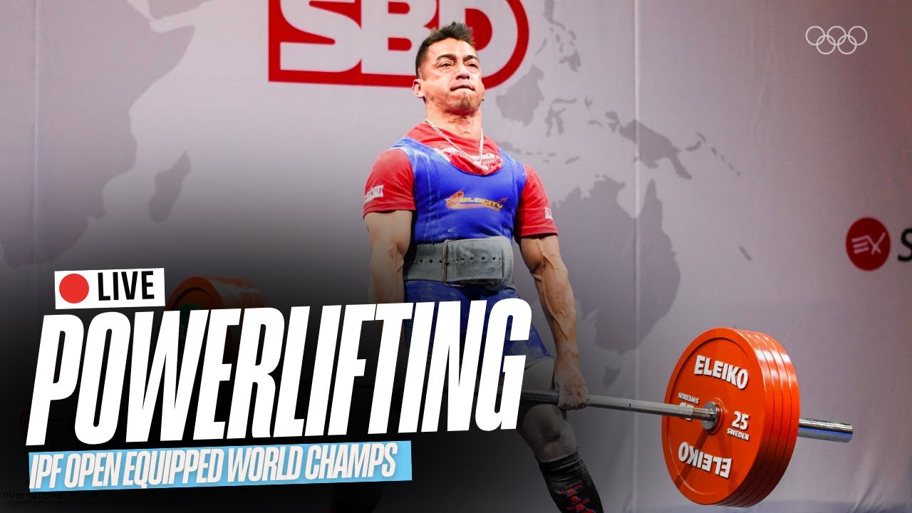 🔴  LIVE World Open Equipped Powerlifting Championships | Men 59kg