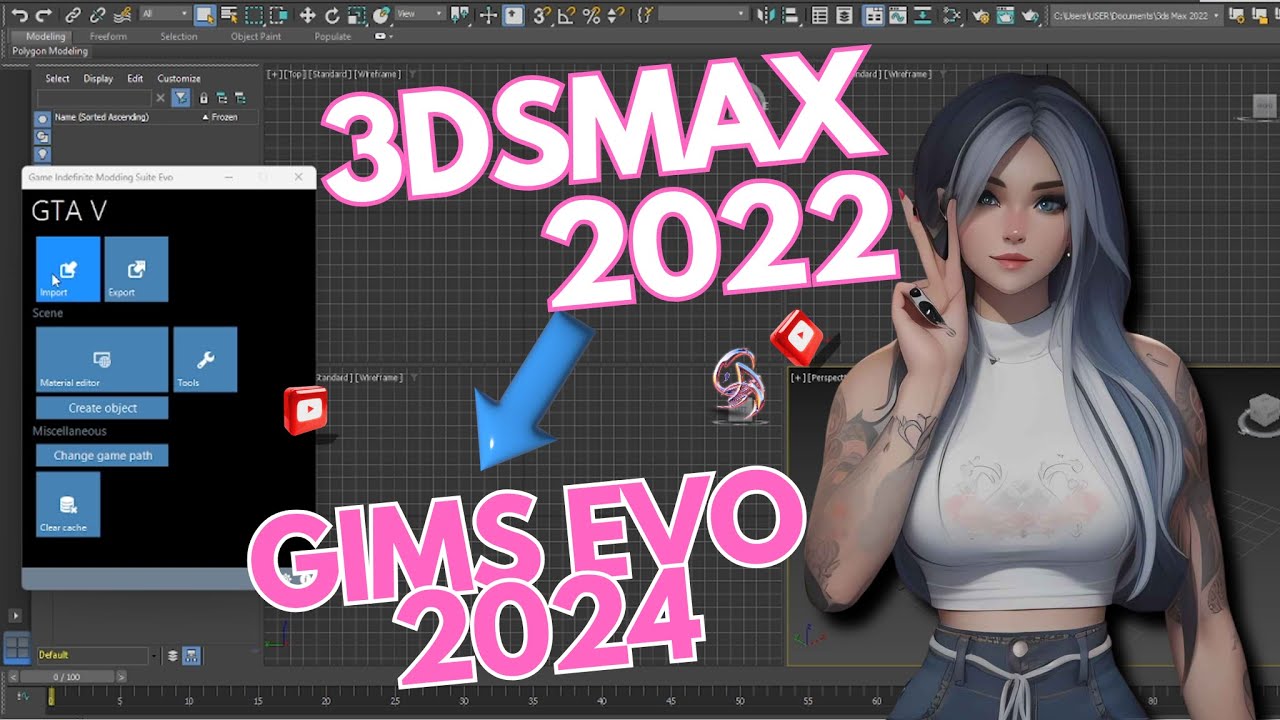 CARA MASUKIN GIMS EVO 2024 KE 3DSMAX 2022