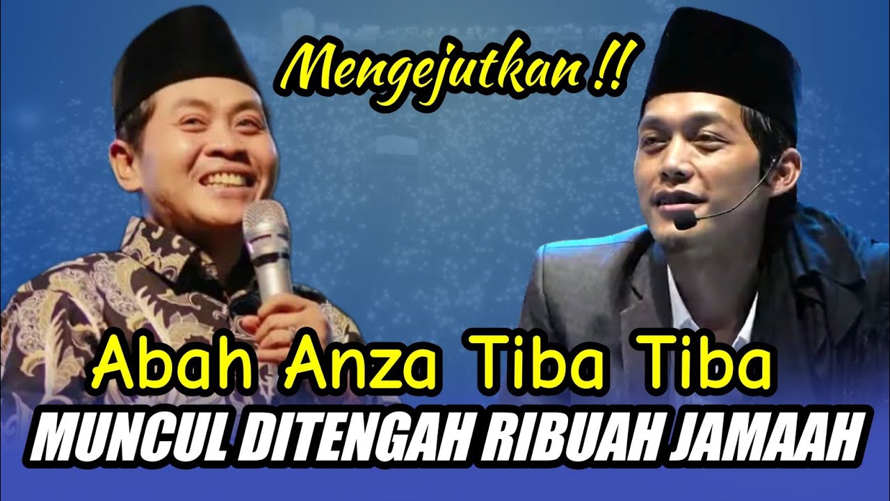 GUS IQDAM TERBARU - MENGEJUTKAN !! ABAH ANZA TIBA TIBA MUNCUL DI TENGAH RIBUAN JAMAAH