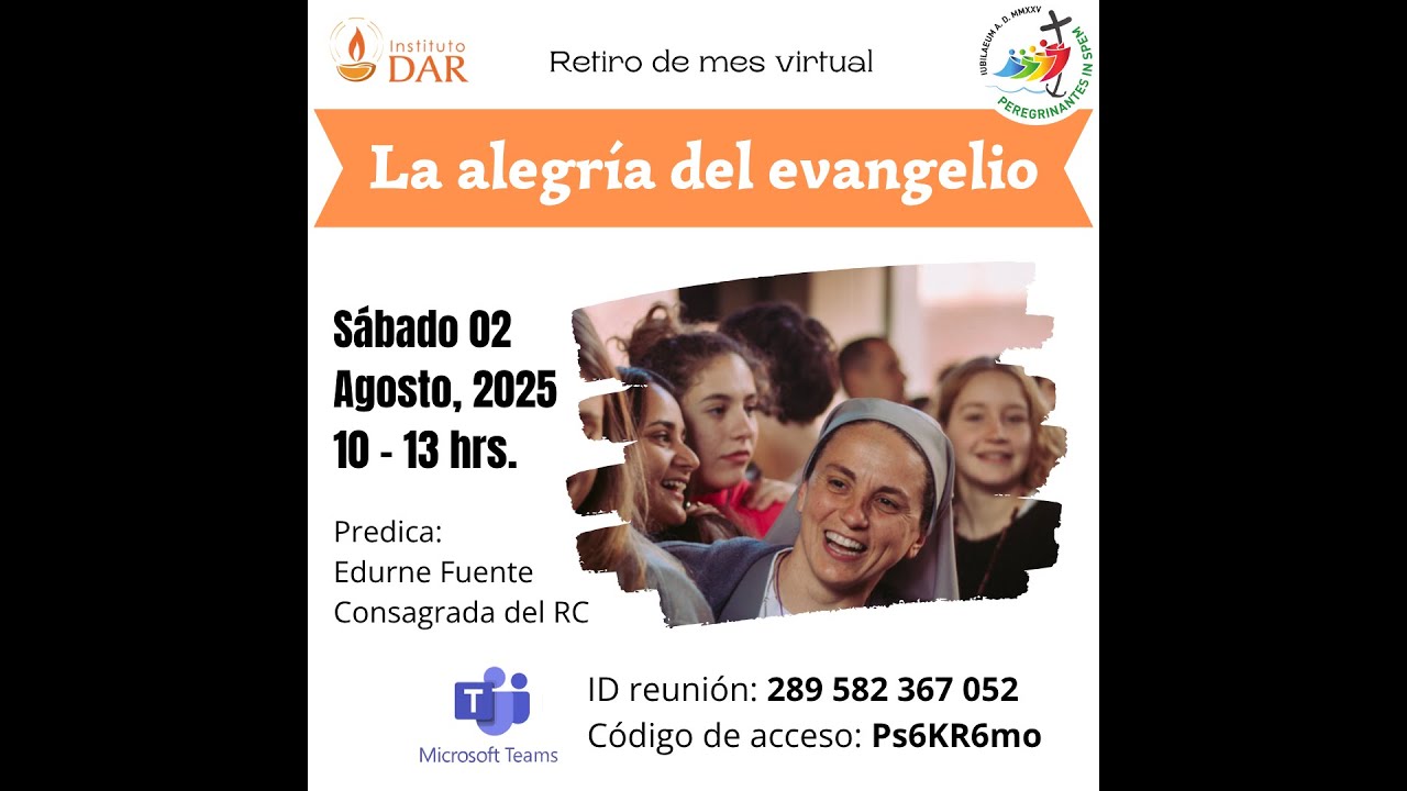 Retiro de mes de Agosto 2025