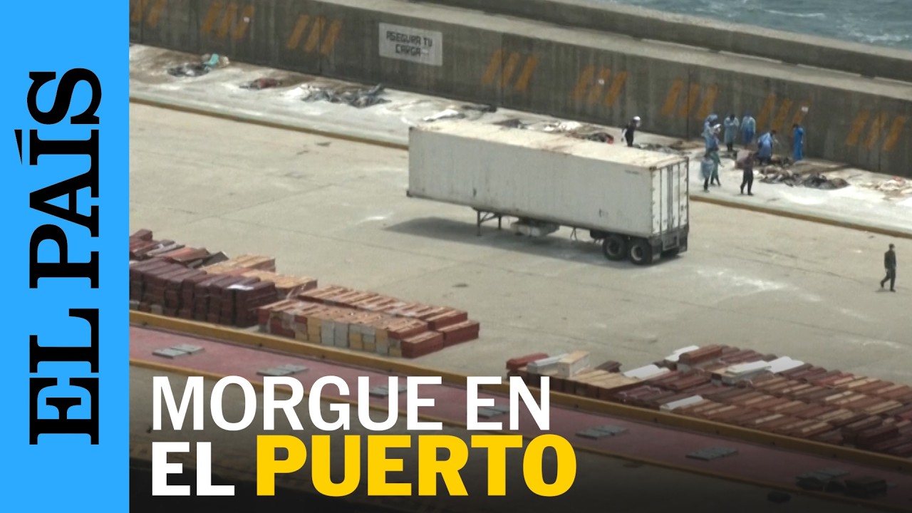 TERREMOTOS VENEZUELA | Una morgue al aire libre en el puerto de La Guaira para las v&iacute;ctimas