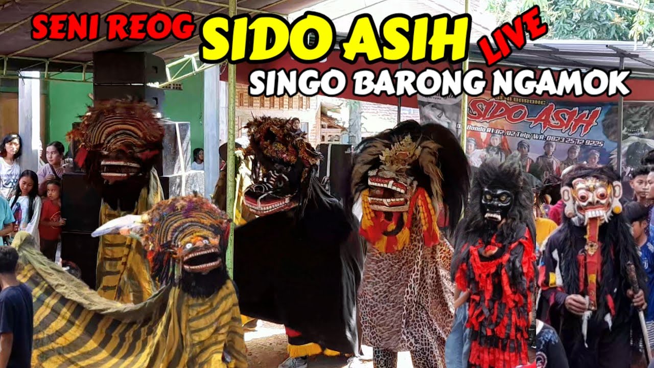 BARONGAN SIDO ASIH BONDO LIVE DESA SROBYONG LOR KALI ACARA KHITANAN | SINGO BARONG NGAMOK