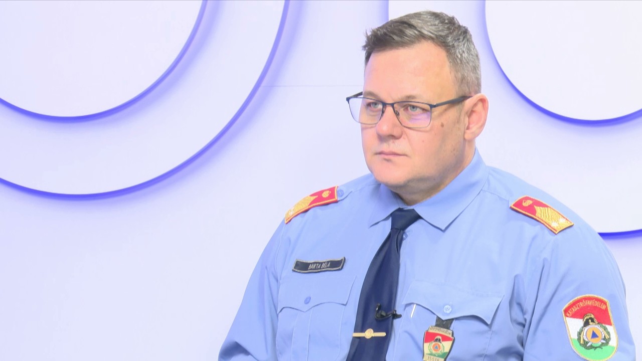 A katasztrófavédelem januári hírei - Barta Béla tűzoltó alezredes, mb. kirendeltségvezető