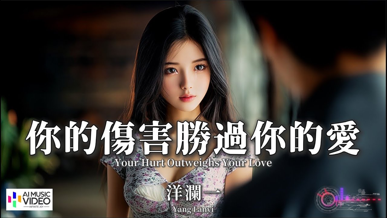 【高清MV】洋瀾一 - 你的傷害勝過你的愛【Pinyin + Eng Sub | AI音樂視頻 | 繁體拼音英文動態字幕】Yang Lan Yi【洋澜一 - 你的伤害胜过你的爱】