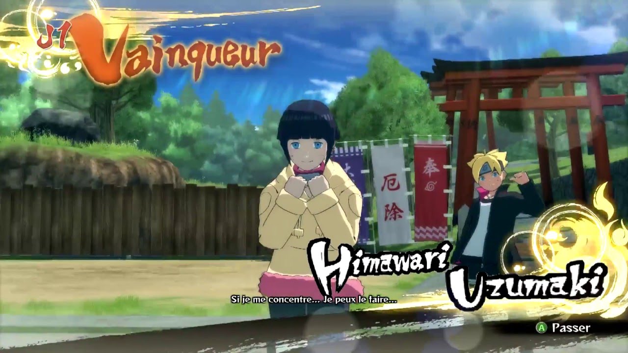 Himawari and Boruto VS Naruto 7th Hokage