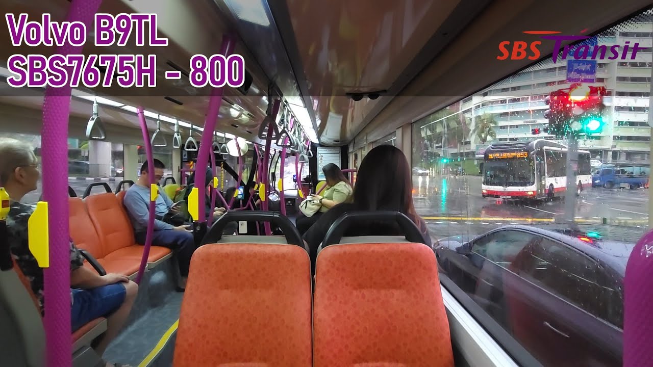 SBS Transit Volvo B9TL [Wright Eclipse Gemini 2 - Batch 1 - Refurbished] - SBS7675H on 800